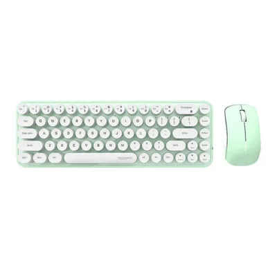 Juhtmevaba klaviatuuri komplekt MOFII Bean SMK-676367A (valge-roheline, 2.4G)