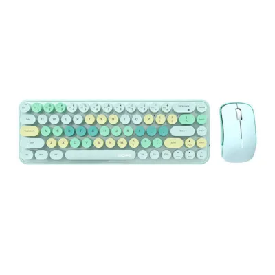 Juhtmevaba klaviatuuri komplekt MOFII Bean SMK-676367AG (2.4G, roheline)