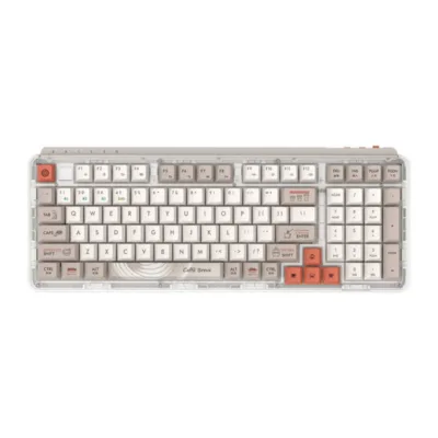 Juhtmevaba kohviteemaline mehaaniline klaviatuur MIIIW Z980 ProMax, RGB, 4000 mAh