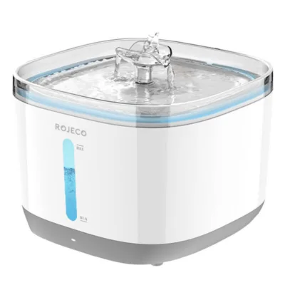 Juhtmevaba nutikas lemmiklooma veepurskkaev Rojeco RYSJ-18, 2,5 l, aku ja topeltfilter