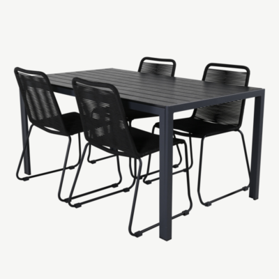 Köiest ja puitplastkomposiidist aia söögilaua komplekt, GR21837 GR21837