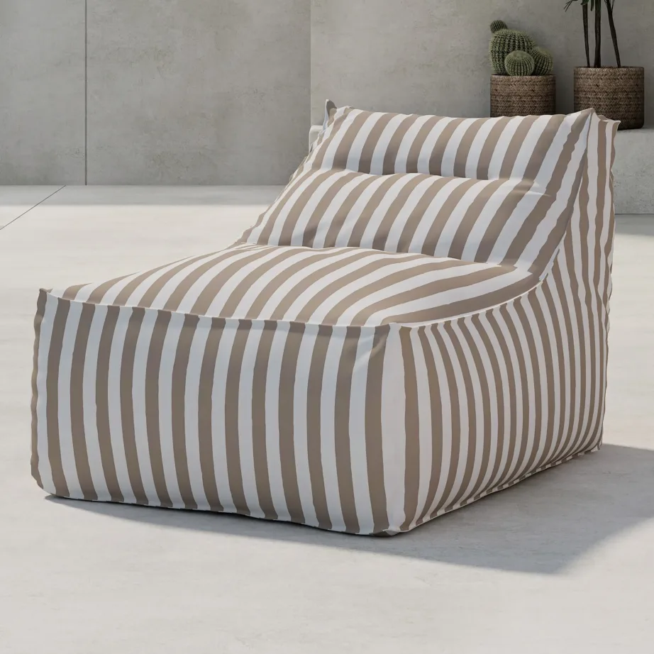 Kangast aiatugitool Redang, beež/valge, 118x94x83, 6171-444 – 7