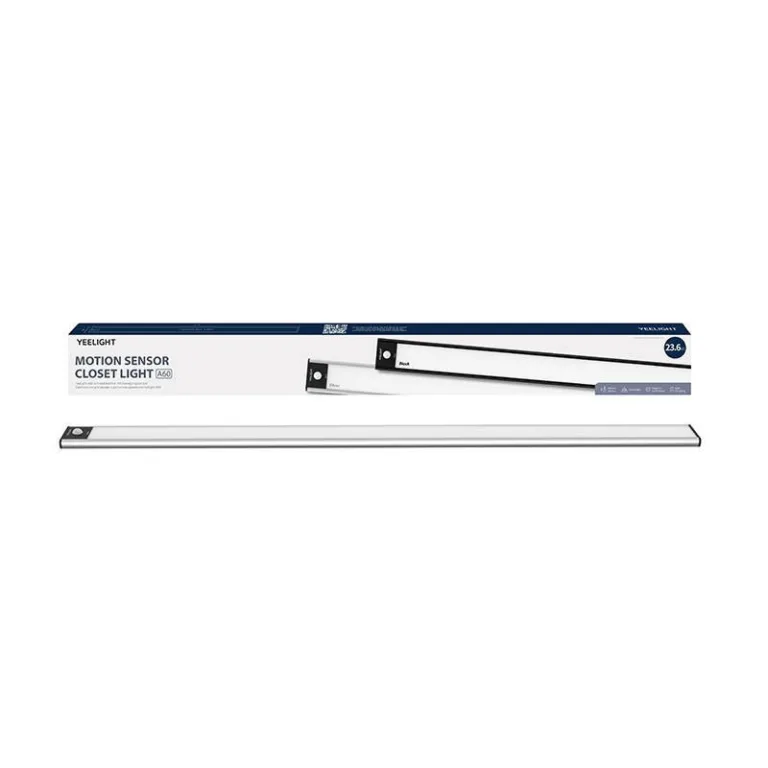 Kappivalgusti liikumisanduriga LED Yeelight YLCG006 60 cm, hõbedane, USB-C, 2200 mAh