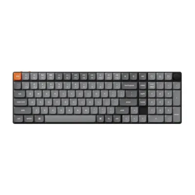 Keychron K17 Max juhtmevaba madala profiiliga mehaaniline klaviatuur RGB Brown Switch (must)