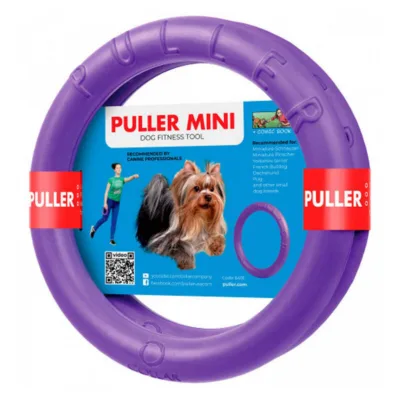Koerte treeningrõngad Puller Mini 18 cm lilla, 2 tk