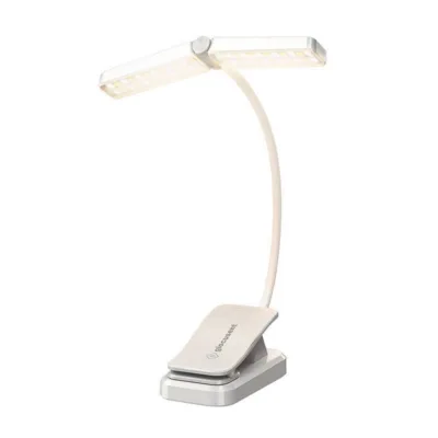 LED lugemislamp klambriga Glocusent Wingy GLCSNTA2902, USB-C, 1000 mAh, valge