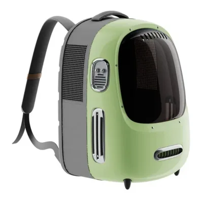 Lemmiklooma transpordikott PetKit Breezy 2, roheline (ventilatsioon, valgustus, 33x30x45 cm)