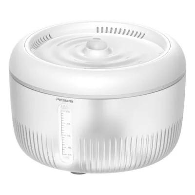 Lemmiklooma veedosaator Petsuper PW02, 2,5 l, valge (USB, vaikne töö)