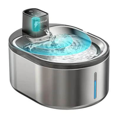 Lemmiklooma veepurskkaev Oneisall PTM-643, 4 l, roostevaba teras, USB-C, juhtmevaba