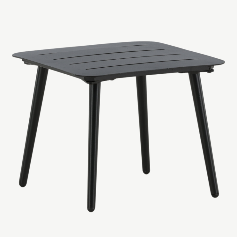Metallist lisalaud terrassile Lina, must, 40x40, 1382-408 1382-408