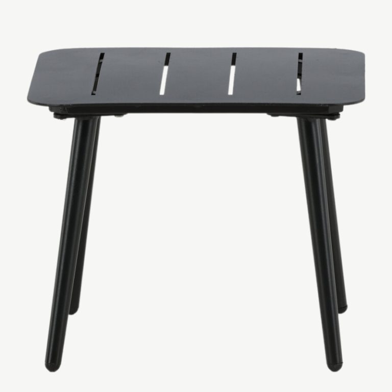 Metallist lisalaud terrassile Lina, must, 40x40, 1382-408 1382-408