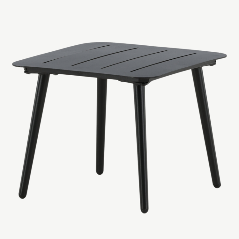 Metallist lisalaud terrassile Lina, must, 40x40, 1382-408 1382-408