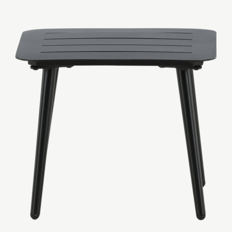 Metallist lisalaud terrassile Lina, must, 40x40, 1382-408 1382-408