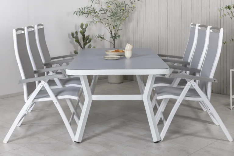 Mattklaasist aia söögilaua komplekt Virya Albany, GR21541 GR21541