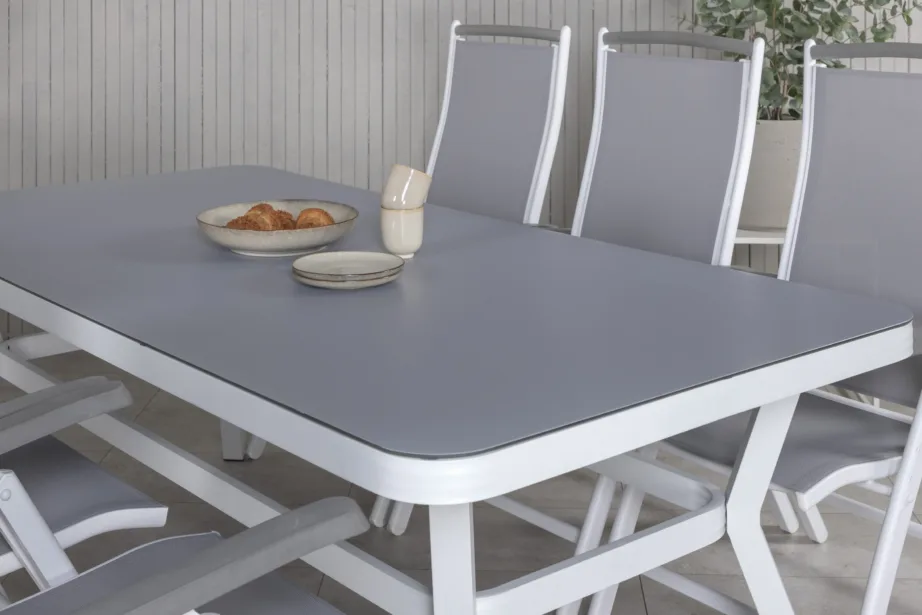 Mattklaasist aia söögilaua komplekt Virya Albany, GR21541 – 9