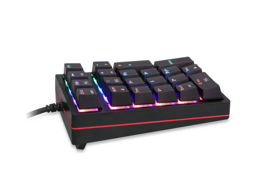 Mehaaniline numbriklahvistik Motospeed K24 (OUTEMU Blue, USB, RGB-valgustus) – 4