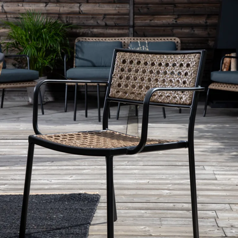 Metallist aiatool Paola, must/naturaalne, 1511-2038 1511-2038