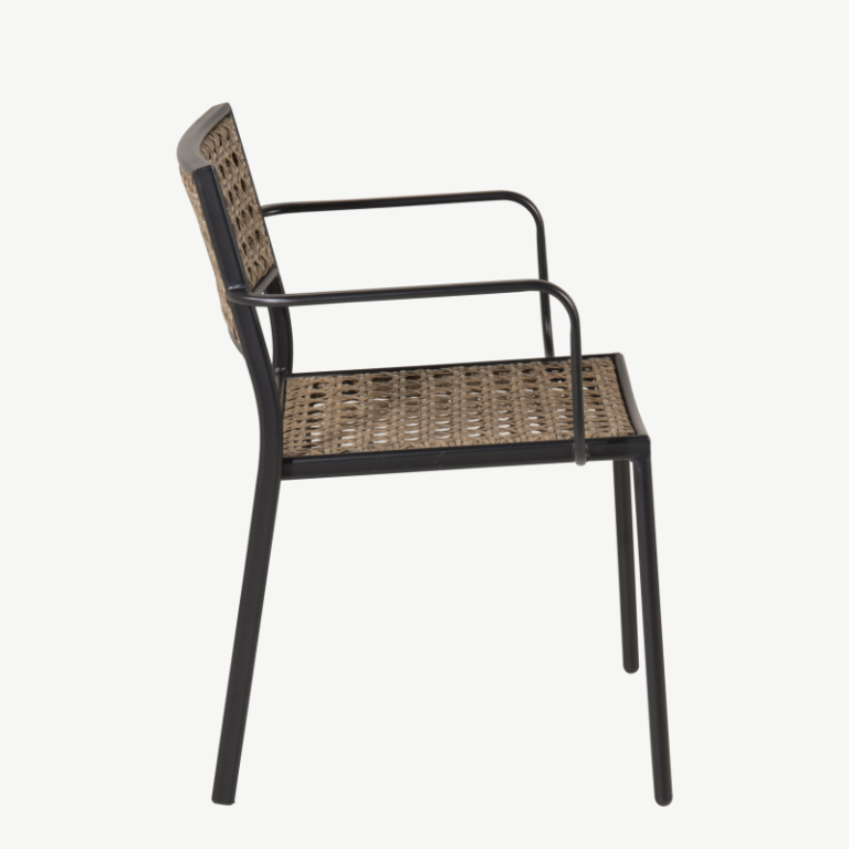 Metallist aiatool Paola, must/naturaalne, 1511-2038 1511-2038