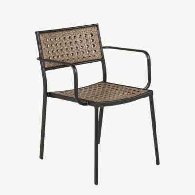 Metallist aiatool Paola, must/naturaalne, 1511-2038 1511-2038