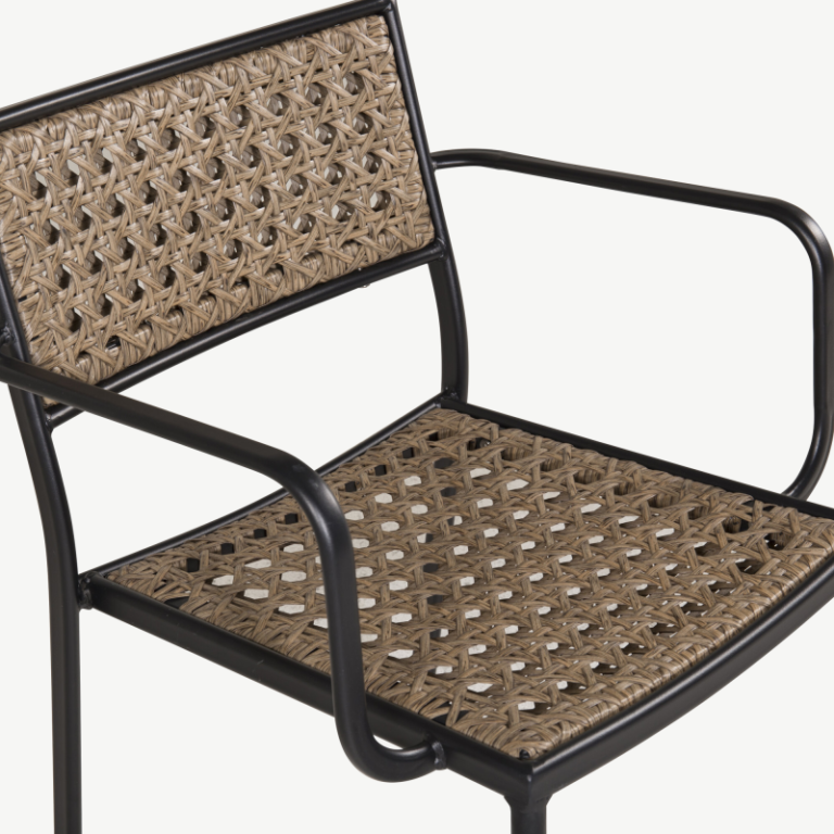 Metallist aiatool Paola, must/naturaalne, 1511-2038 1511-2038