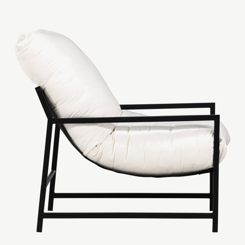 Terrassitugitool Corso koos jalatoega, must/beež, 9801-000 – 3