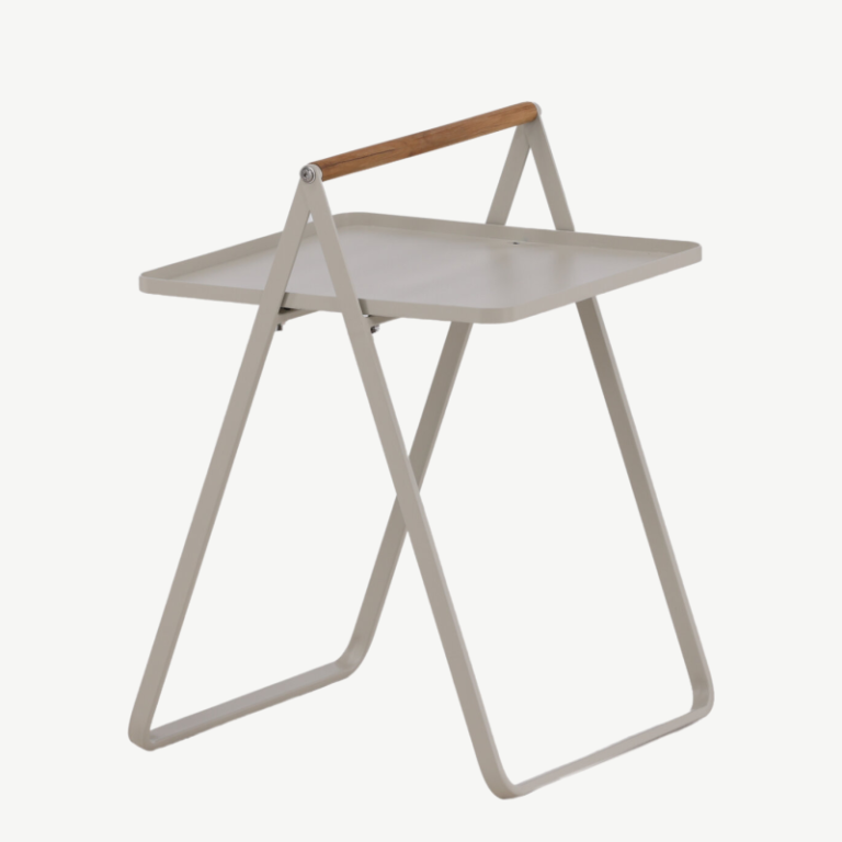 Metallist lisalaud terrassile Clarin, beež, 40x45x50, 6133-003 6133-003