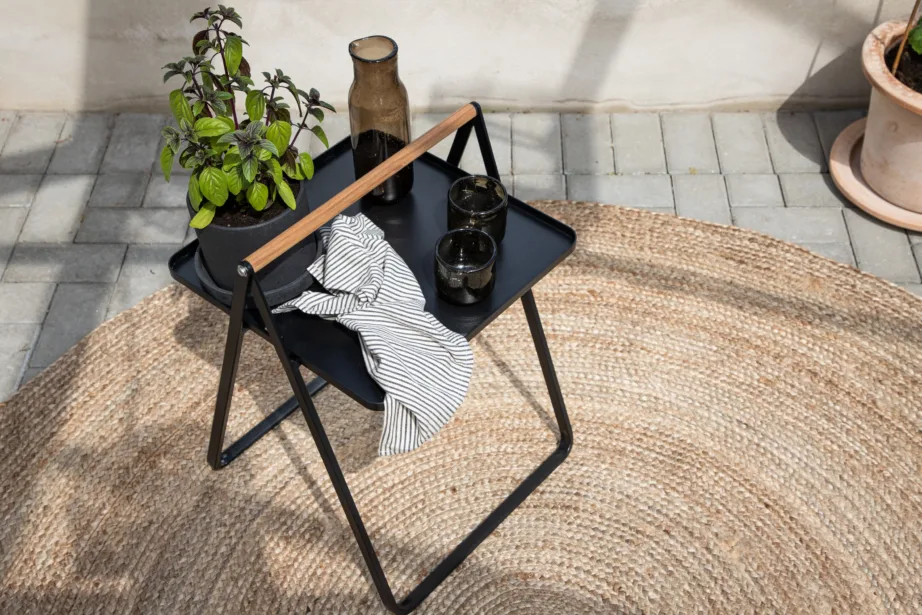 Metallist lisalaud terrassile Clarin, must, 40x45x50, 6133-001 – 6