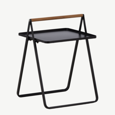Metallist lisalaud terrassile Clarin, must, 40x45x50, 6133-001 6133-001