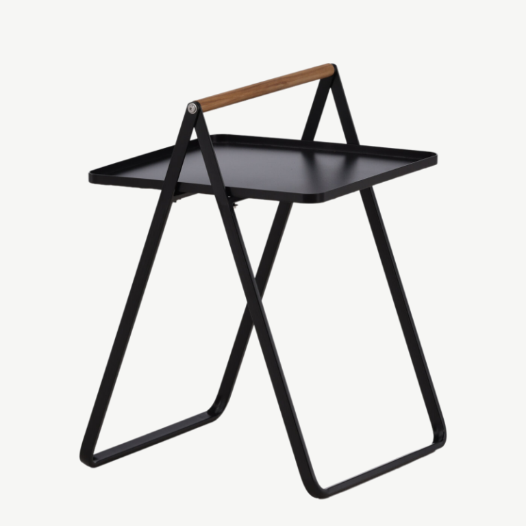 Metallist lisalaud terrassile Clarin, must, 40x45x50, 6133-001 6133-001