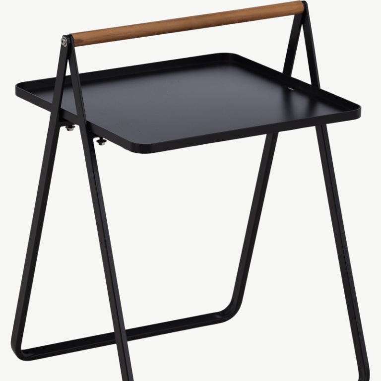 Metallist lisalaud terrassile Clarin, must, 40x45x50, 6133-001 6133-001
