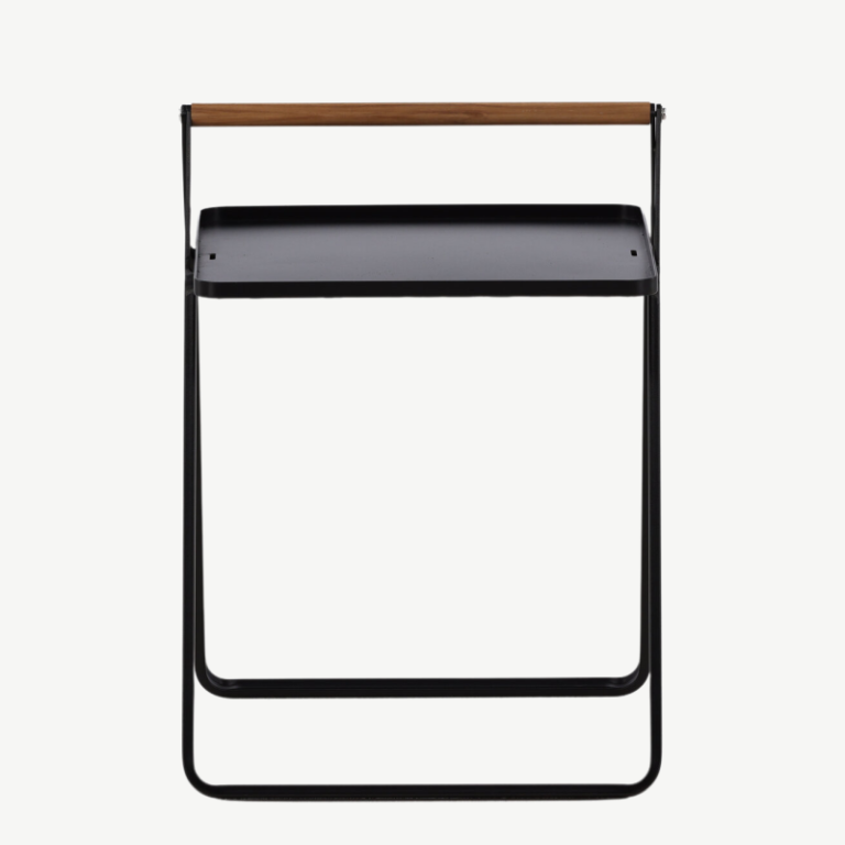 Metallist lisalaud terrassile Clarin, must, 40x45x50, 6133-001 6133-001