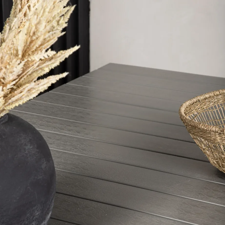 Metallist pikendatav aia söögilaud Levels, must/hall, 4035-620 – 6