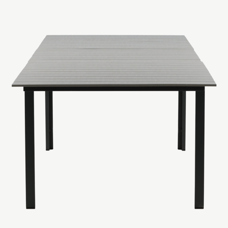 Metallist pikendatav aia söögilaud Levels, must/hall, 4035-620 – 2