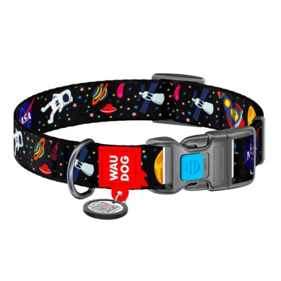 NASA koerakaelarihm QR-koodiga, nailonist, Waudog M (28–40 cm)