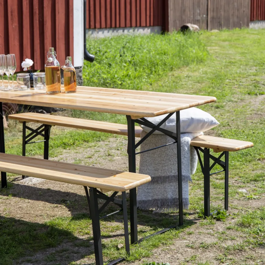 Kokkupandav õllelaua komplekt Guniess, nulupuit 9553-068 - 7