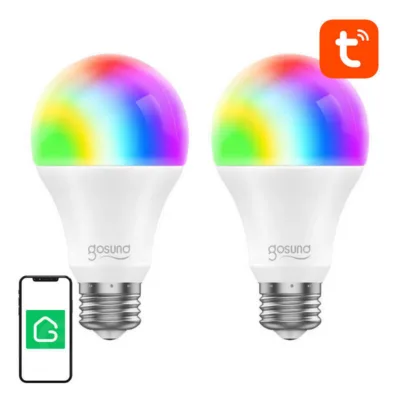 Nutikad RGB LED-pirnid Gosund WB4 E27, WiFi, 2 tk komplekt