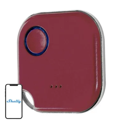 Nutikas Bluetooth-nupp Shelly BLU Button 1 (punane, kuni 4 funktsiooni)