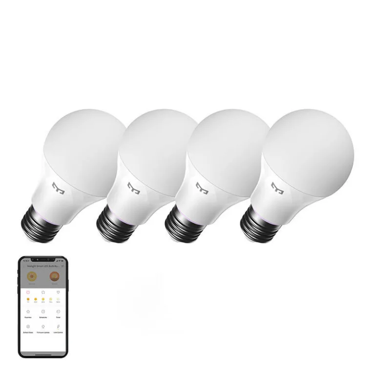 Nutikas LED pirn Yeelight W4 E27, hämardatav, 9 W, 2700–6500 K, komplektis 4 tk