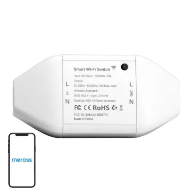 Nutikas WiFi lüliti Meross MSS710-UN (10A, Alexa/Google)