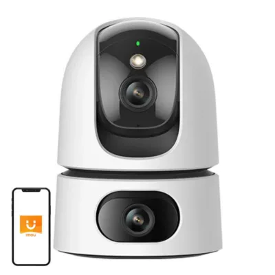 Nutikas WiFi turvakaamera IMOU Ranger Dual 6MP, kahte ala jälgiv, 360° vaade
