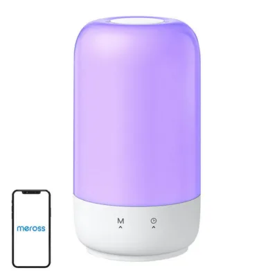 Nutikas Wi‑Fi öövalgusti Meross MSL450HK‑EU (HomeKit, reguleeritav valgus, puute- ja hääljuhtimine)