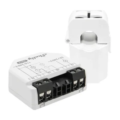 Nutikas energiamõõtja Shelly EM Gen3 (WiFi, Bluetooth, 2 voolutrafo)