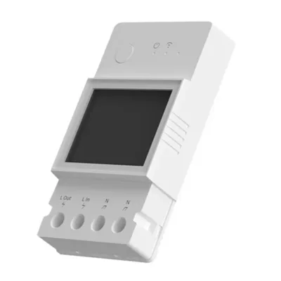 Nutikas energiatarbimise lüliti Sonoff POWR320D WiFi (20A, LCD, ülekoormuskaitse)