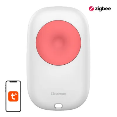 Nutikas hädaabinupp Heiman HS1EB Zigbee (Tuya, CR2032)