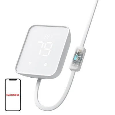 Nutikas juhtimispaneel SwitchBot Hub 2 – Wi-Fi, Matter, HomeKit, IR, temperatuuri- ja niiskuseandur