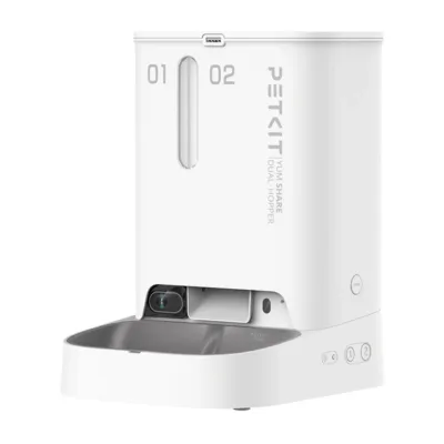 Nutikas kahekambriline toidudispenser kassile PetKit Yumshare Dual Hopper, 5L, kaamera ja äpijuhtimine