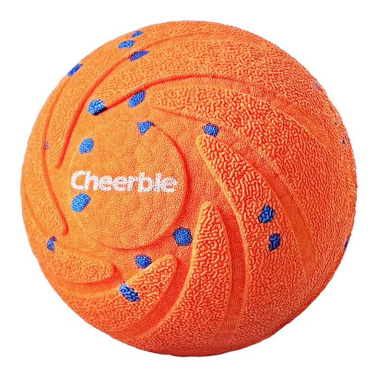 Nutikas koerapall Cheerble Wicked Ball Air, oranž (USB-C, 3 mängurežiimi, vahetatav kest)