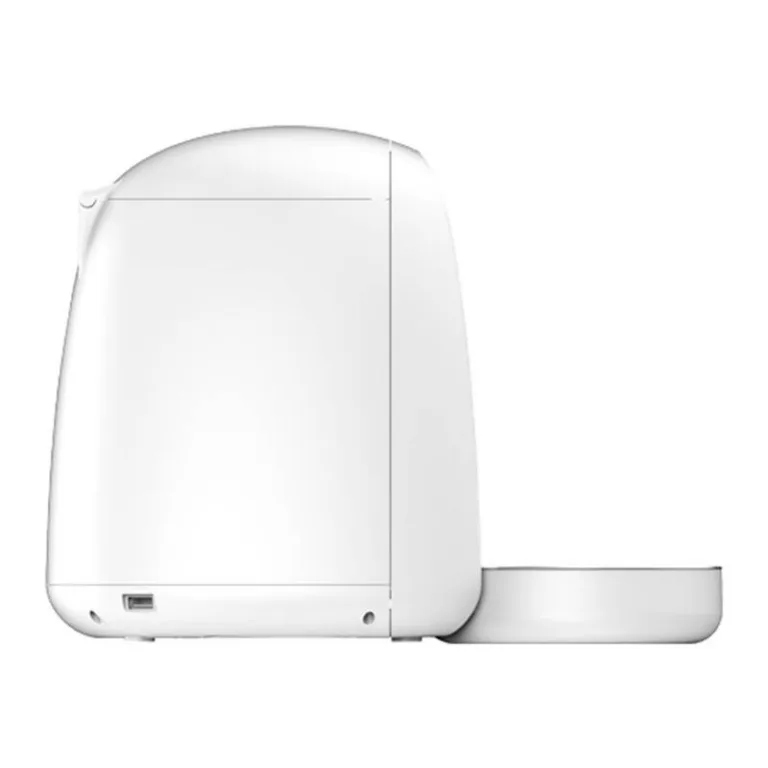 Nutikas lemmikloomatoidudosaator Dogness Mini WiFi, roostevabast terasest kauss (valge, 2L)