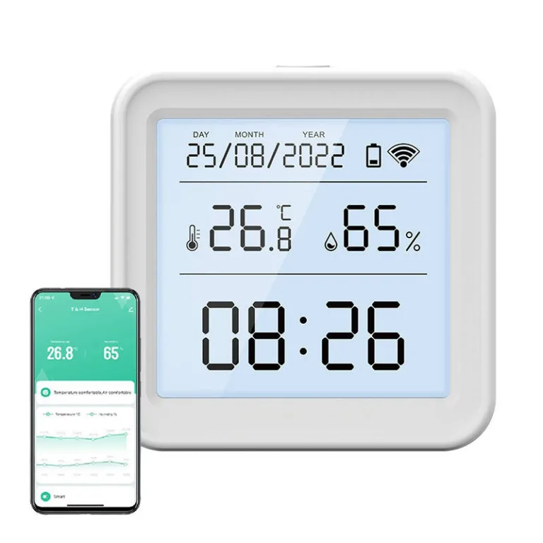 Nutikas niiskusandur Gosund S6 WiFi ja LCD-ekraaniga (Tuya)