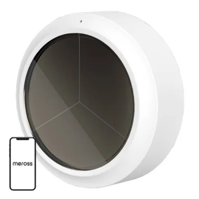 Nutikas niiskusandur ja temperatuuriandur Meross MS100FHHK (HomeKit, päikeseenergia, hub komplektis)